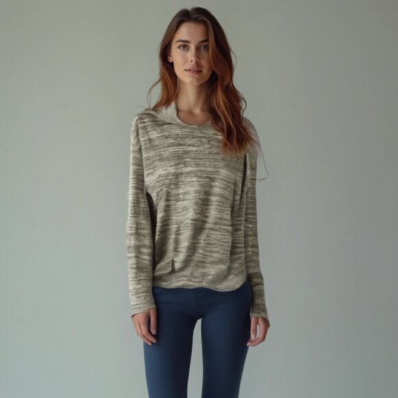 ❤️Anthropologie Saturday Sunday Cozy Gray Women's Sweater M - Picture 1 of 10